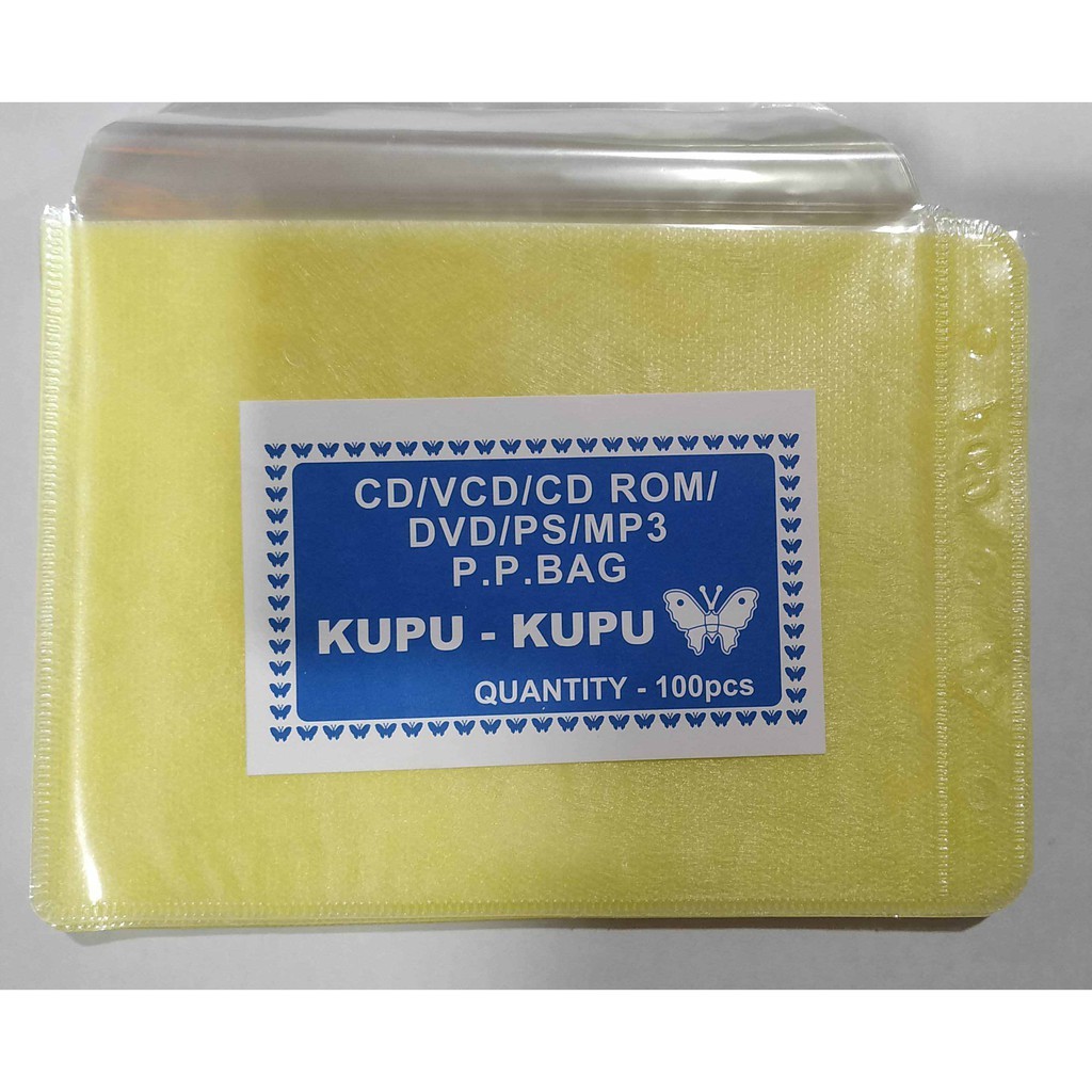 Casing CD Plastik Kupu-Kupu isi 100 -