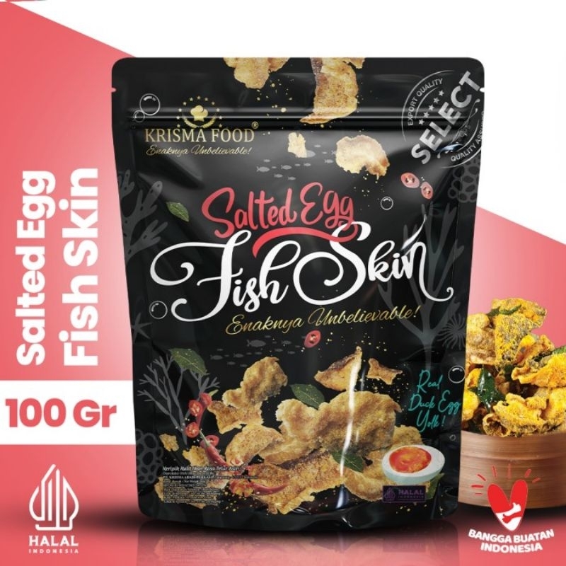 

Krisma Food Salted Egg Fish Skin 100gr