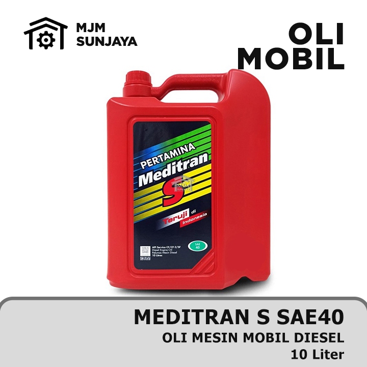 Oli Pertamina Meditran S 10 Liter S40 SAE40 Diesel Solar 10Liter