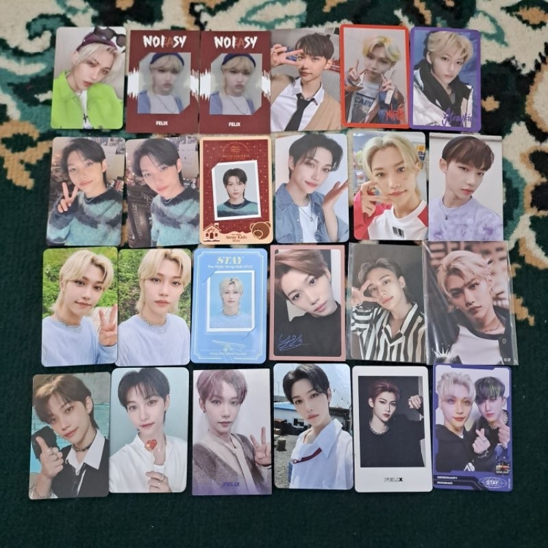 stray kids felix photocard pc poca skz memcop go live purple border red border miroh oddinary mask o