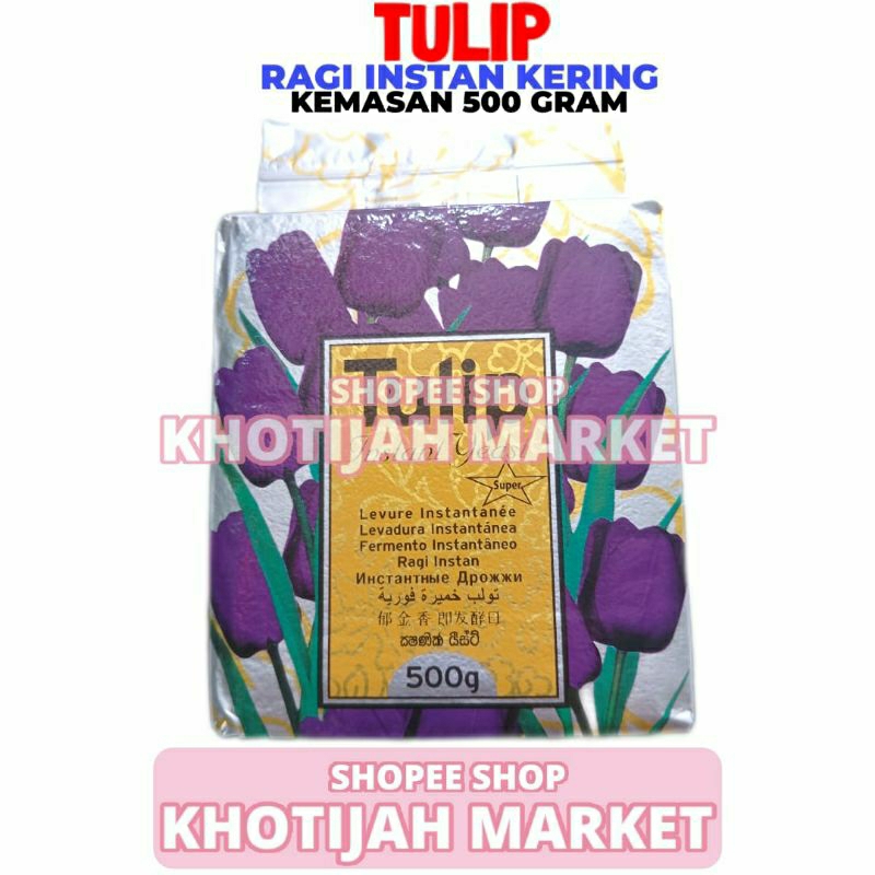 

Ragi Kering Instan Tulip 500GR