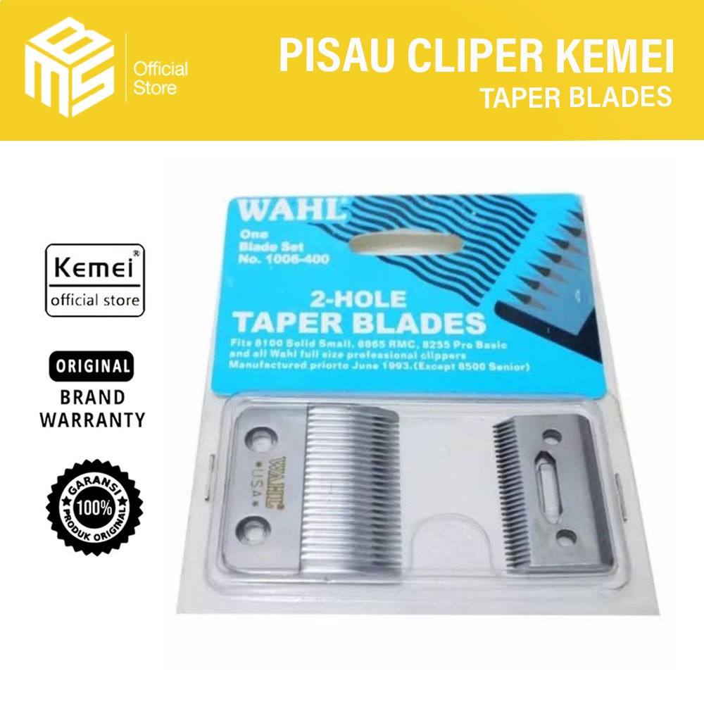 Mata Pisau Clipper Kemei Blade Silver Replacement