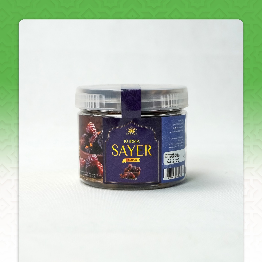 

Arofah - Kurma Sayer Toples 250 Gr