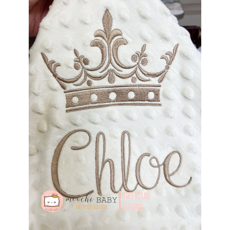 moochi Baby huruf bordir Embroidery