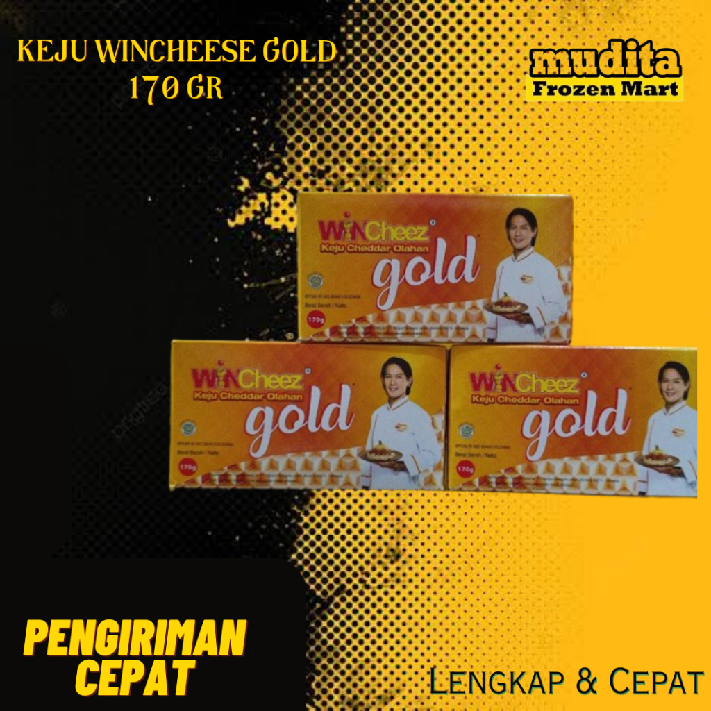 

Keju Cheedar Wincheez Gold 170 gr