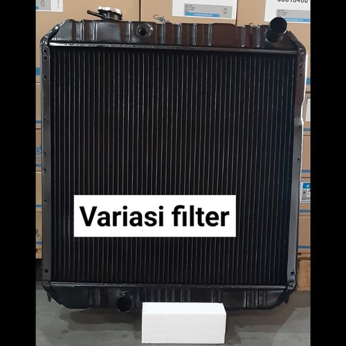 Radiator Mitsubishi Fuso Fighter 190PS / 6D16 (4 Row) Merk ADR Asli, Bahan Kuningan / Tembaga