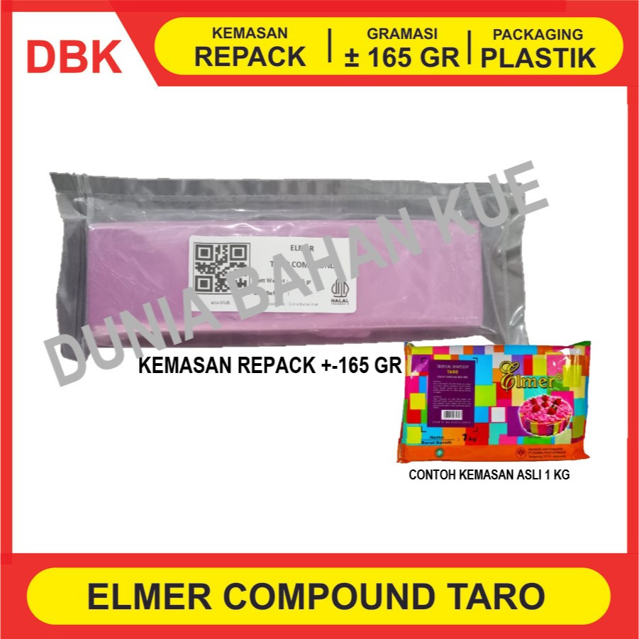 

ELMER COKLAT BATANG / CHOCOLATE COMPOUND REPACK 165 GR - TARO UBI UNGU