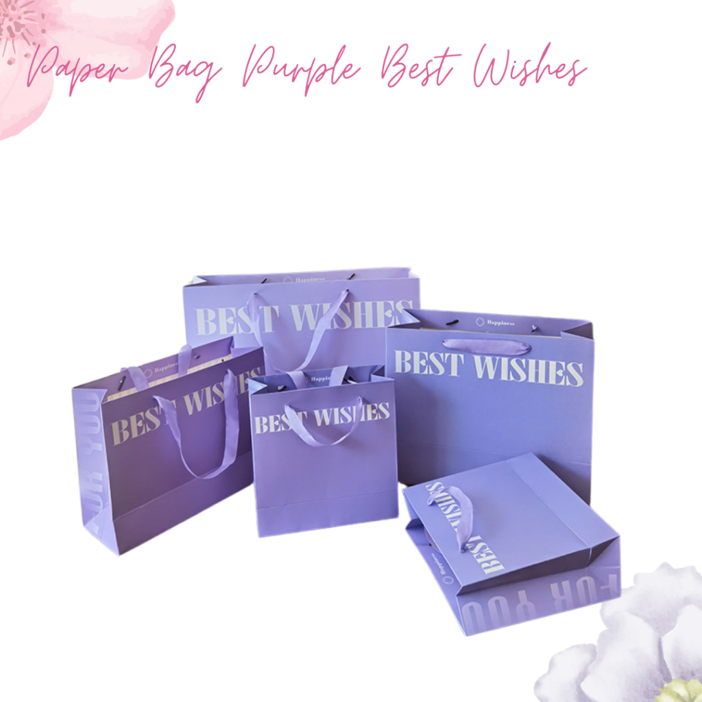 

Paper Bag Purple Best Wishes