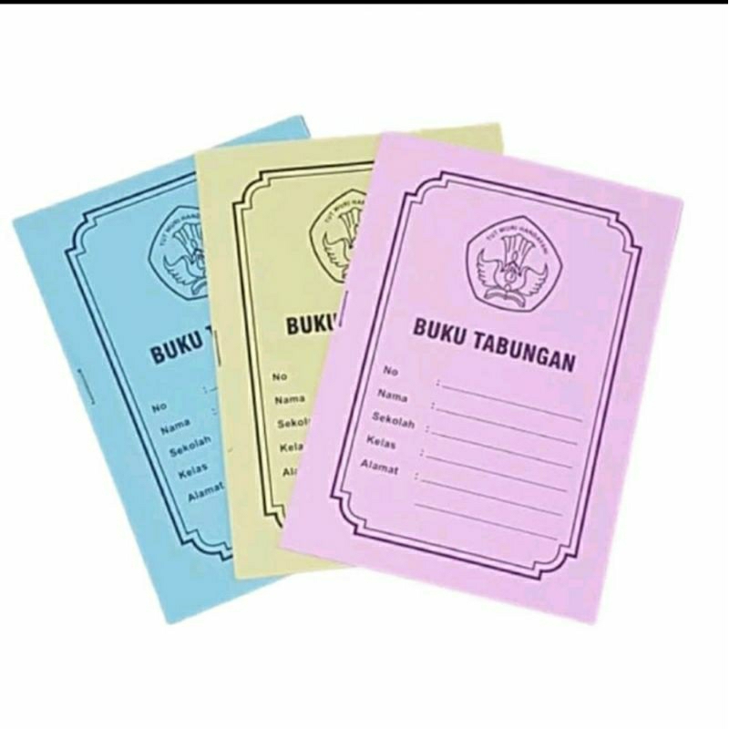 

Buku Tabungan Sekolah / Buku Catatan Tabungan Murid SD Sekolah Anak