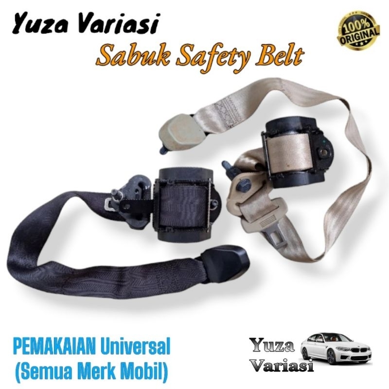 Sabuk Pengaman Safety Belt Mobil Universal / Safety Belt Jok Depan Mobil Universal Sabuk Pengaman Ba