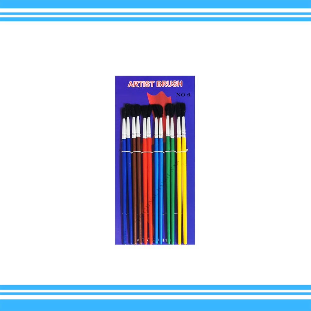 

tyvf KUAS LUKIS ( 1 SET ) KUAS LUKIS/KUAS CAT AIR/KUAS GAMBAR/KUAS WARNA WARNI