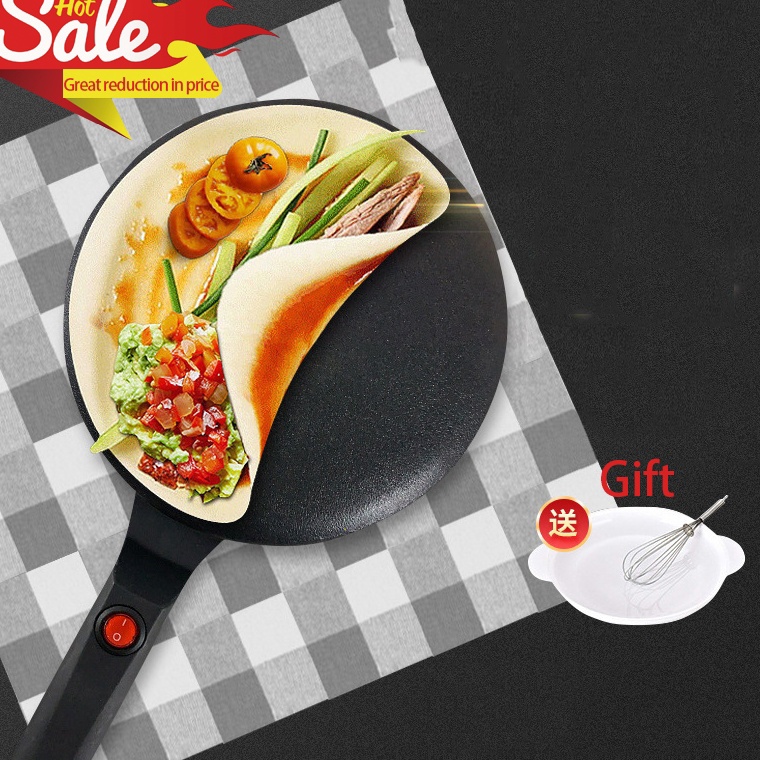 KODE U96Q Ready  CODPancake Maker Pancake Crape Maker Teflon Alat Cetakan Pembuat Kulit Lumpia Risol