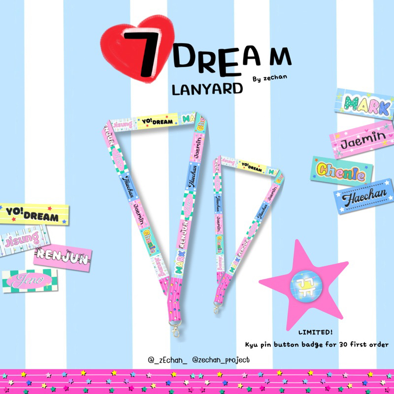 

LANYARD 7DREAM by ZECHAN NCT DREAM