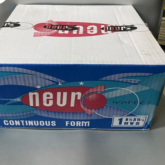 

Kertas Continuous Form Neuro 9.5x11 1Ply Bagi 4 Wartel K1/4 Print Paper
