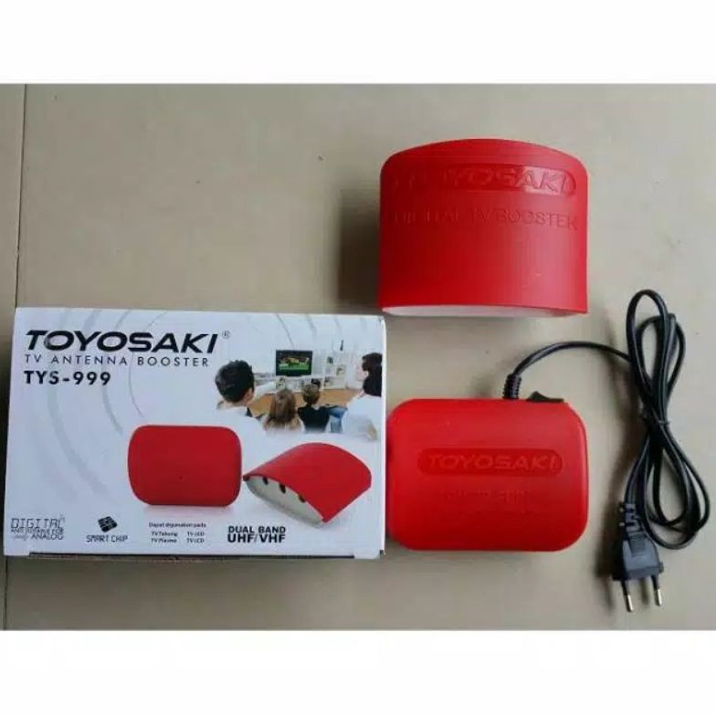 KODE C6Q Booster Antena TV tys999 TOYOSAKI  Booster Antena TV Bagus TYS 999  termurah