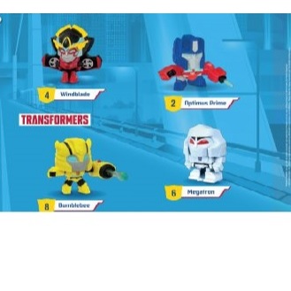 Happy Meal McD Transformers McDonalds per 1 pc Mainan Transformers