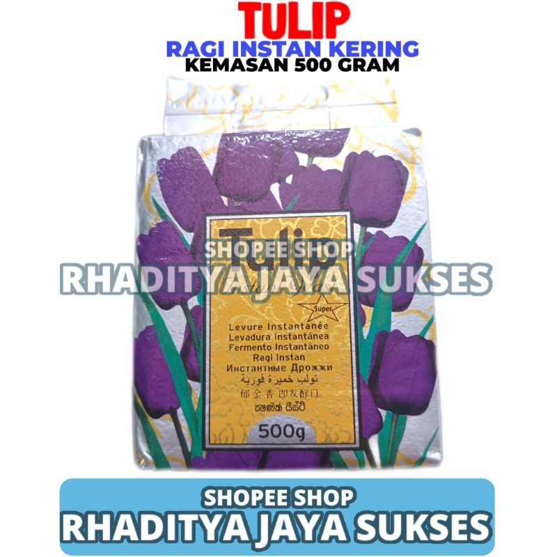 

Tulip Instan Yeast Ragi Kering 500 Gram