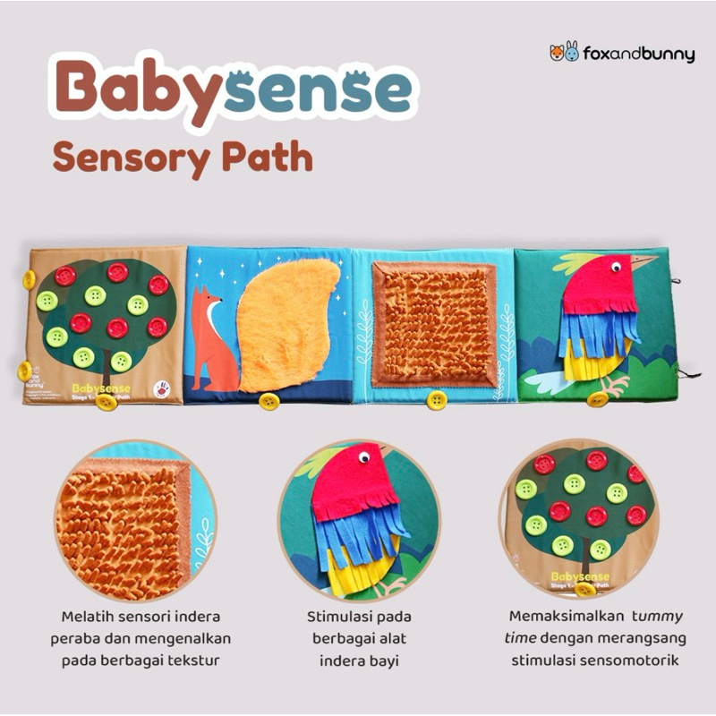 preloved baby sense sensory path foxandbunny fox and bunny