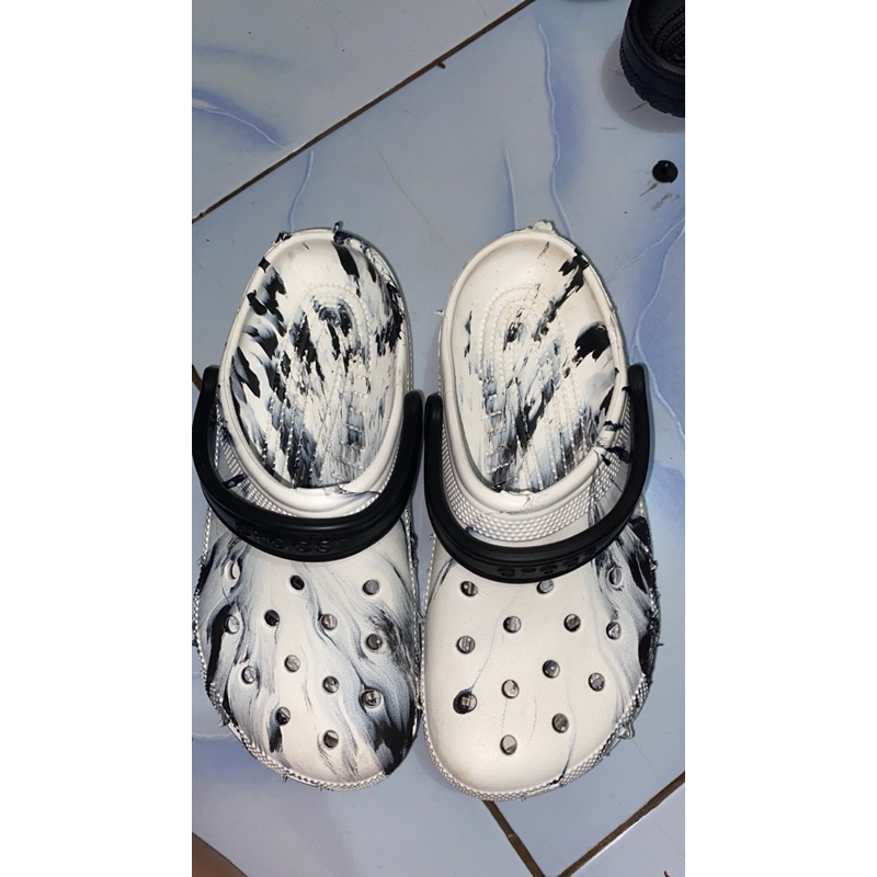 sendal crocs ori rijek cutting