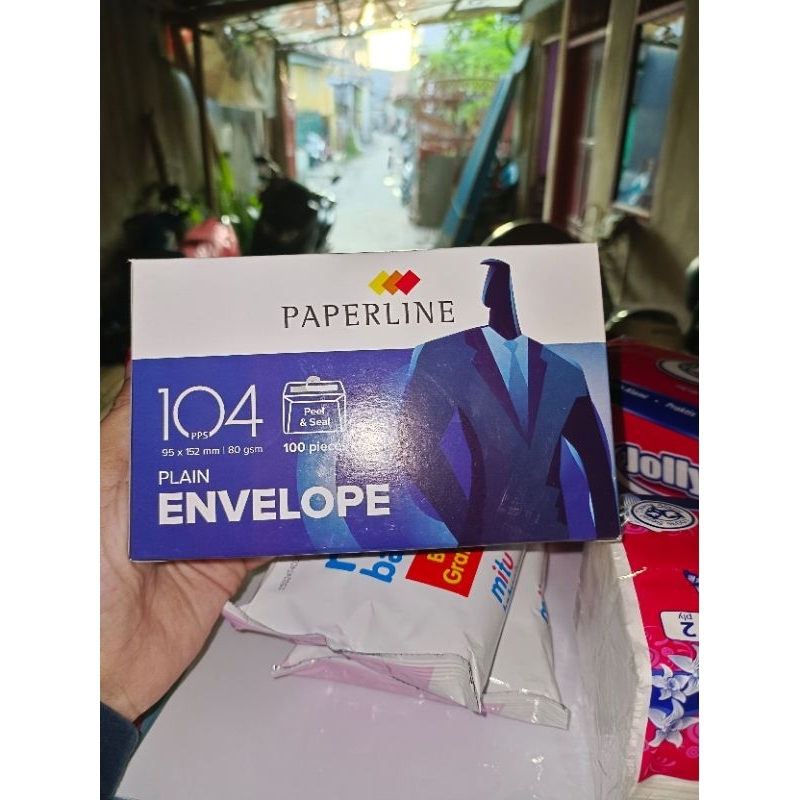 

Amplop ukuran 95 x 152 mm isi 100 sheet