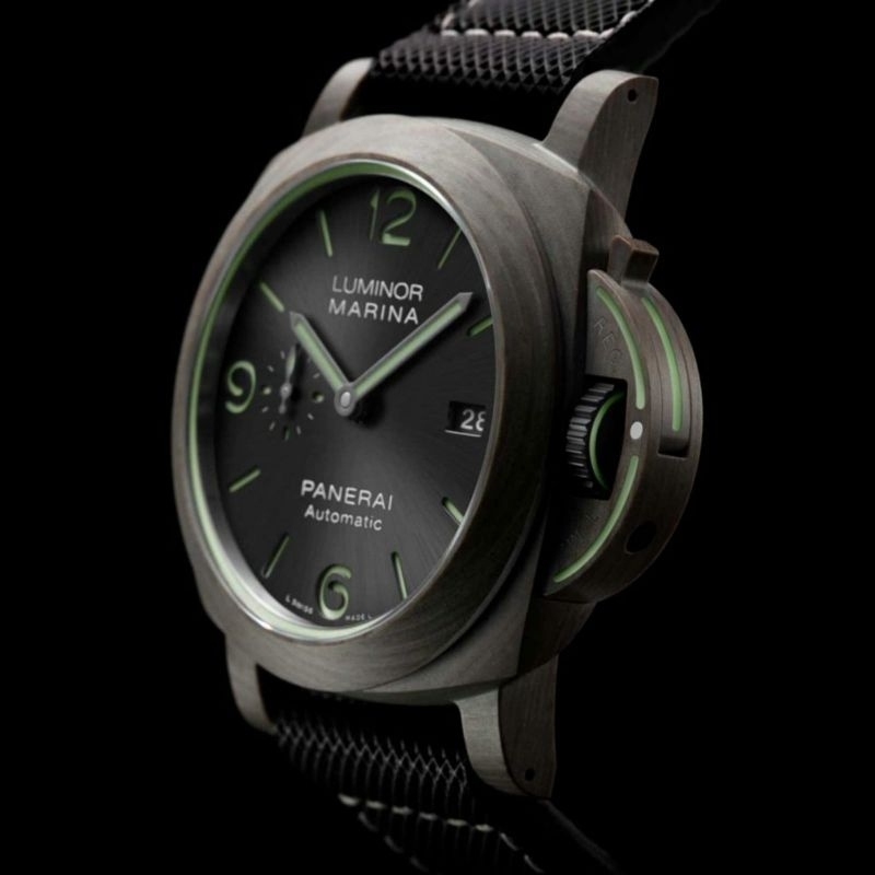 Jam tangan Automatic Swiss PAM01119 Fibratech Velcro strap fullset