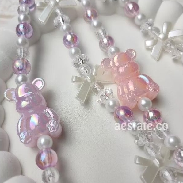 tali hp | gantungan hp kunci | phone strap phone beads charms accessories hanger | korea manik mutia