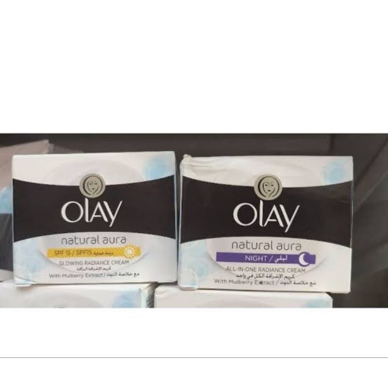 Cream Olay Saudi / Dubai Natural White Cream Siang dan Malam Hari Perawatan Kulit dan Wajah