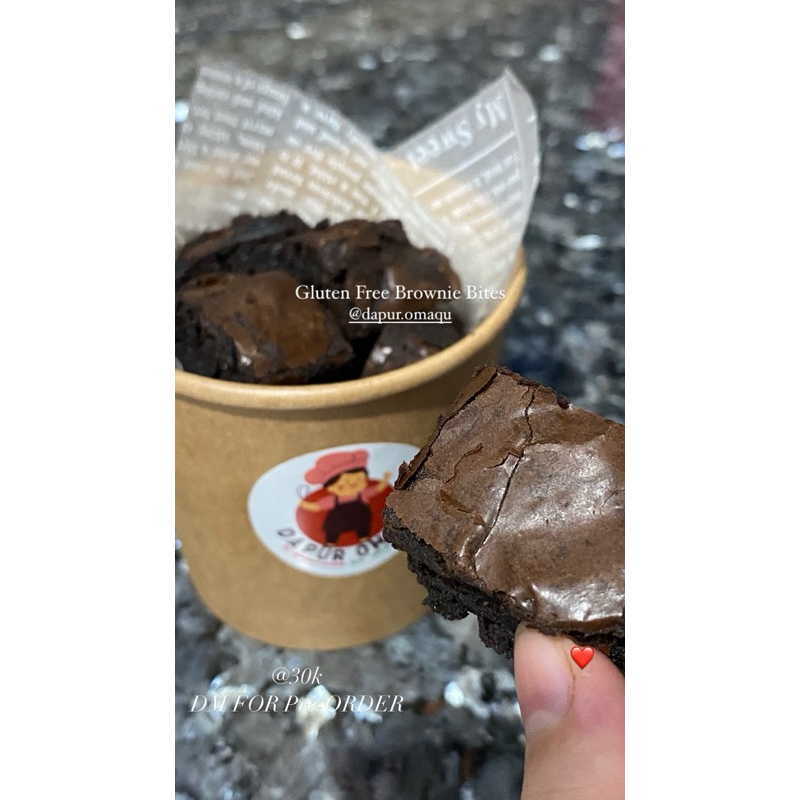 

Gluten Free Fudgy Brownie Bites Premium