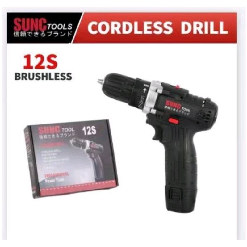 SUNC Tools CORDLESS DRILL  Bor listrik tanpa kabel