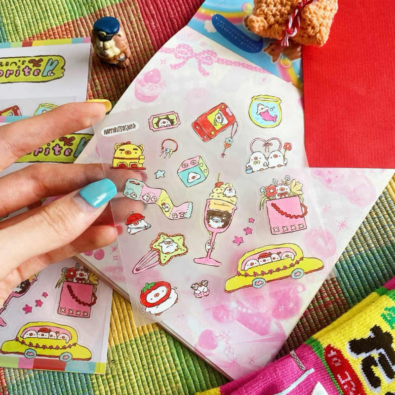 

Wren's Favorite Transparent Sticker Sheet