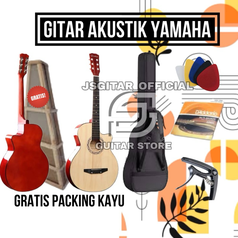 Gitar akustik pemula / Gitar yamaha tanam besi / Gitar akustik tanam besi / Yamaha FG 325