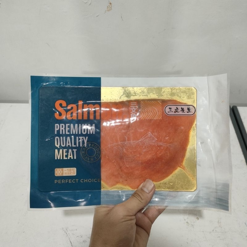 

Smoked Salmon Norway Premium/ Salmon Asap Kemasan 100gr