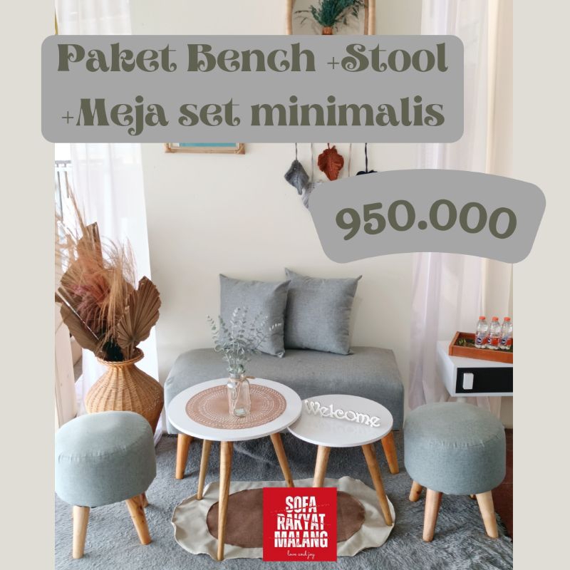 Sofa Bench Set komplit