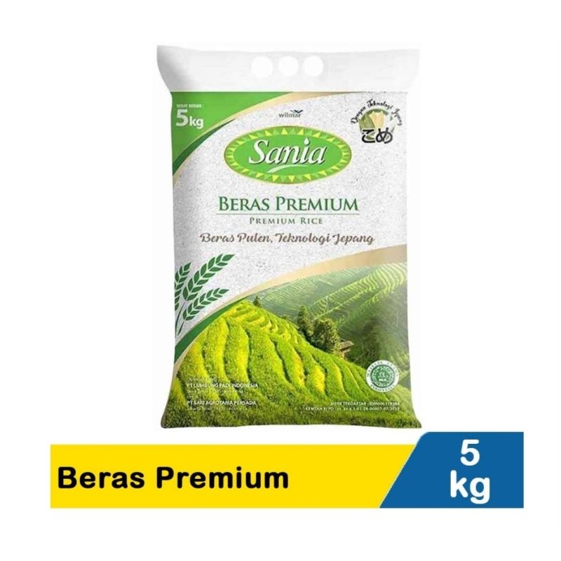 Sania Beras 5 Kilogram Beras Sania 5kg Beras 5kg Murah Beras Premium 5kg Beras Sania 5kg Premium