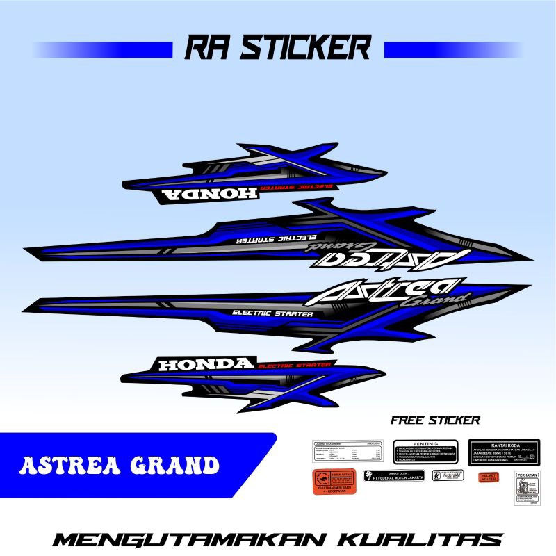 [COD] STRIPING ASTREA GRAND, STRIPING DREAM, ASTREA GRAND, STRIPING ASTREA TERBARU, STRIPING ASTREA 