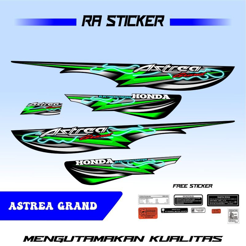 [COD] STRIPING ASTREA GRAND, STRIPING DREAM, ASTREA GRAND, STRIPING ASTREA TERBARU, STRIPING ASTREA 