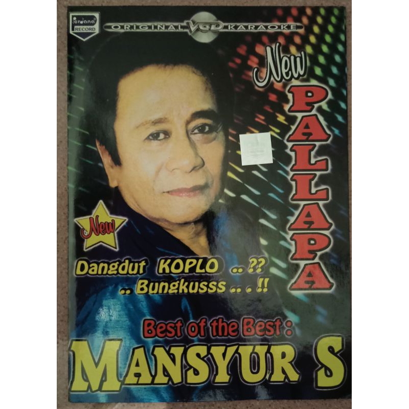 VCD original om new pallapa the best of Mansyur s