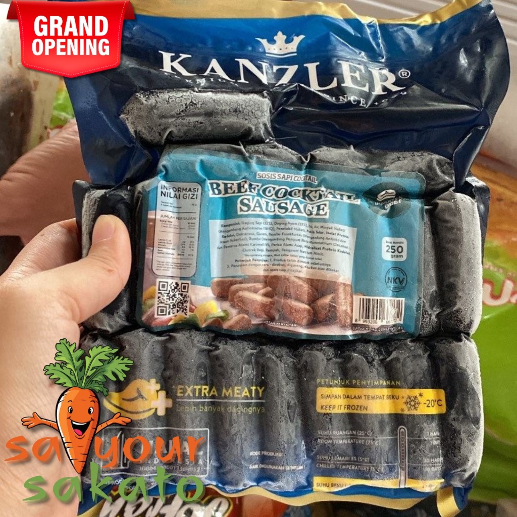 

Sosis Sapi Kanzler Beef Cocktail Sausage 250gr - Saiyour Sakato