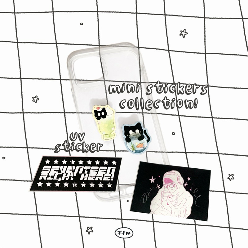 

Mini Sticker Collections | UV Sticker | Seventeen Dokyeom