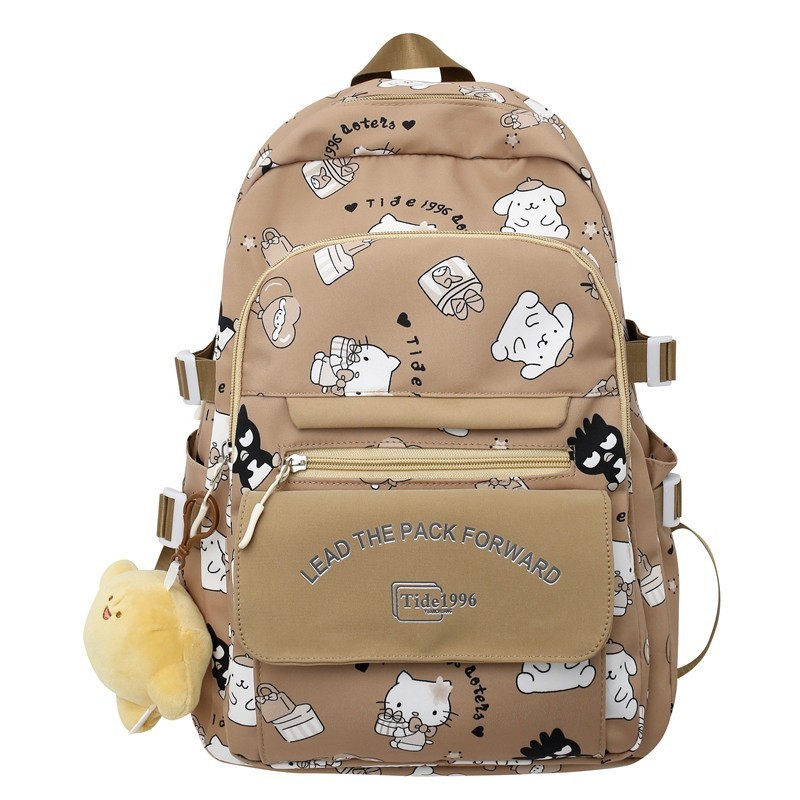 tas sekolah anak SD SMP kapasitas besar ransel wanita jalan jalan kuliah tas ransel remaja sanrio