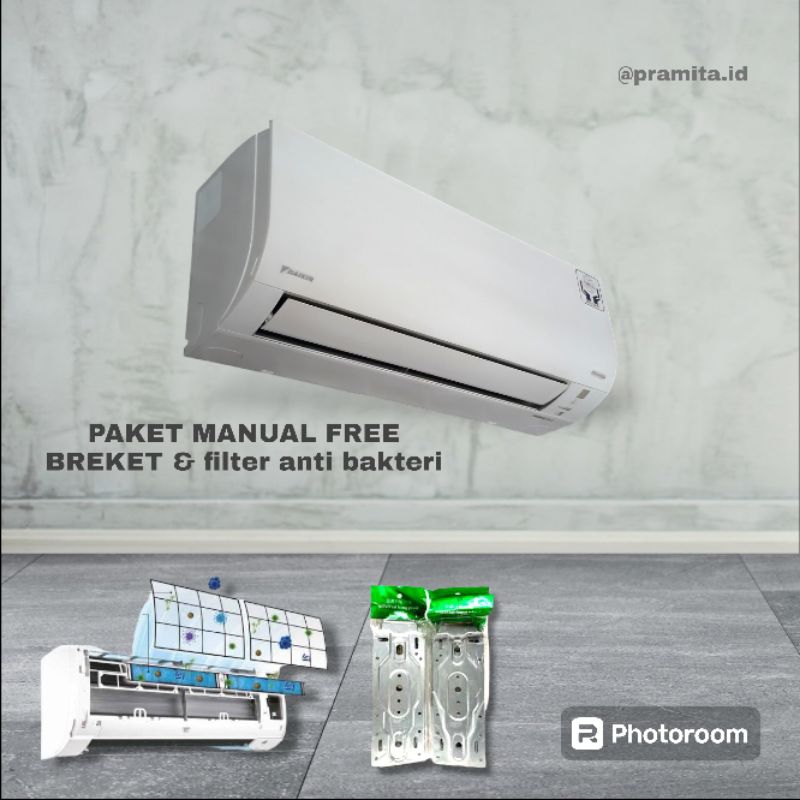 kipas angin AC Manual tanpa remote 1pk 1,5pk 2pk