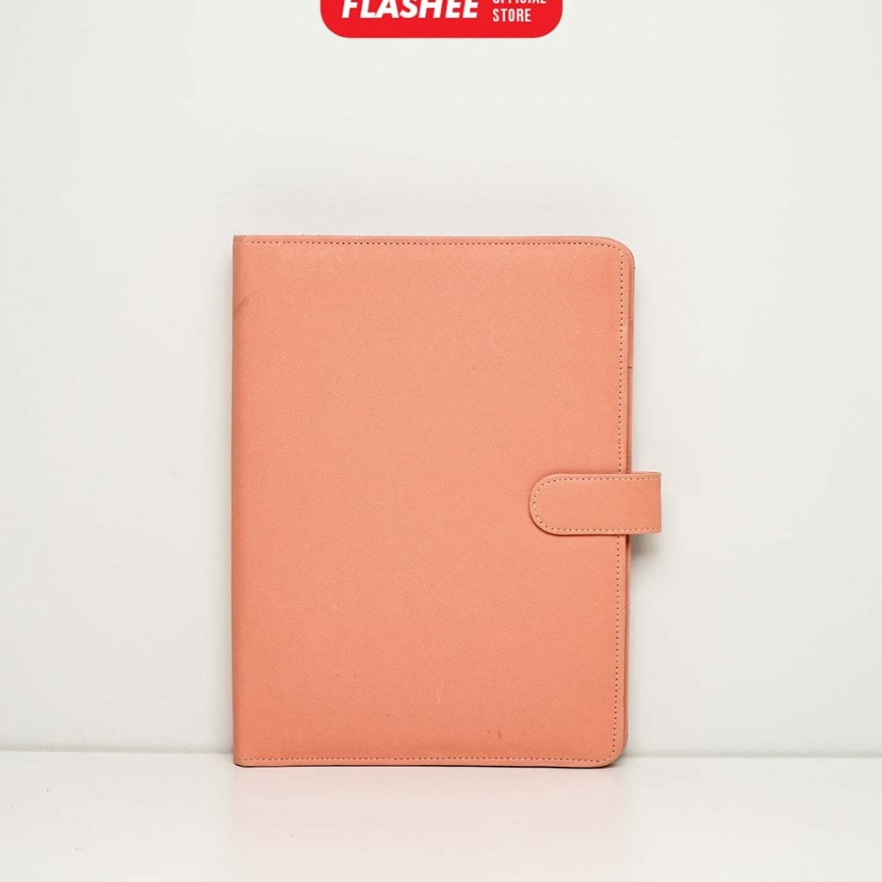 

Flashee Binder Polos Warna Peach Ukuran A5 Ring 2 Eksklusif Binder Sekolah Isi Ulang COD ART E8C8