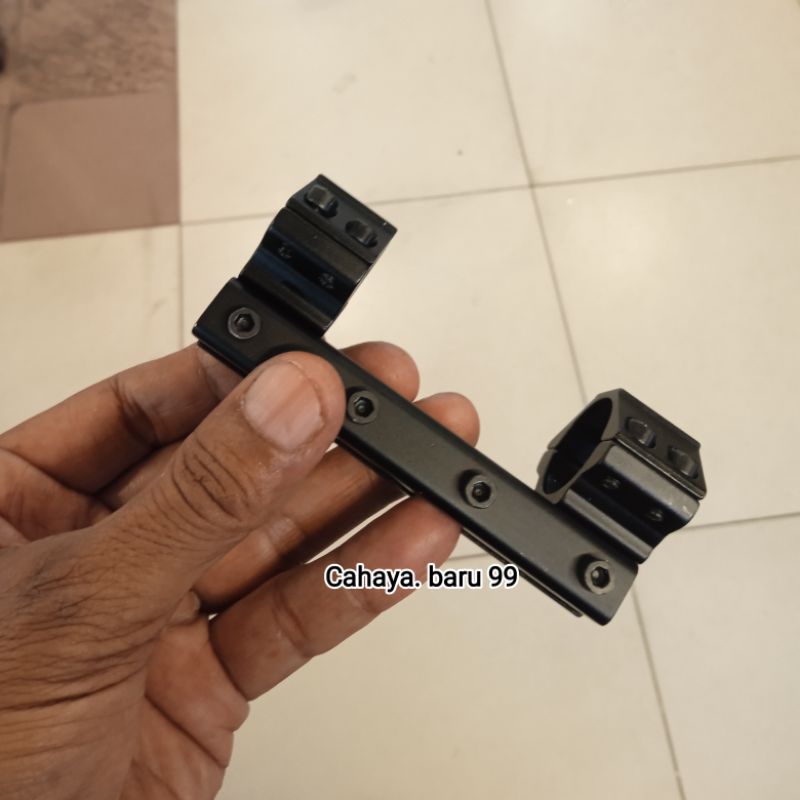 Mounting Teleskop OD25 Tinggi Mounting one Piece rel 11 mounting 4 baut