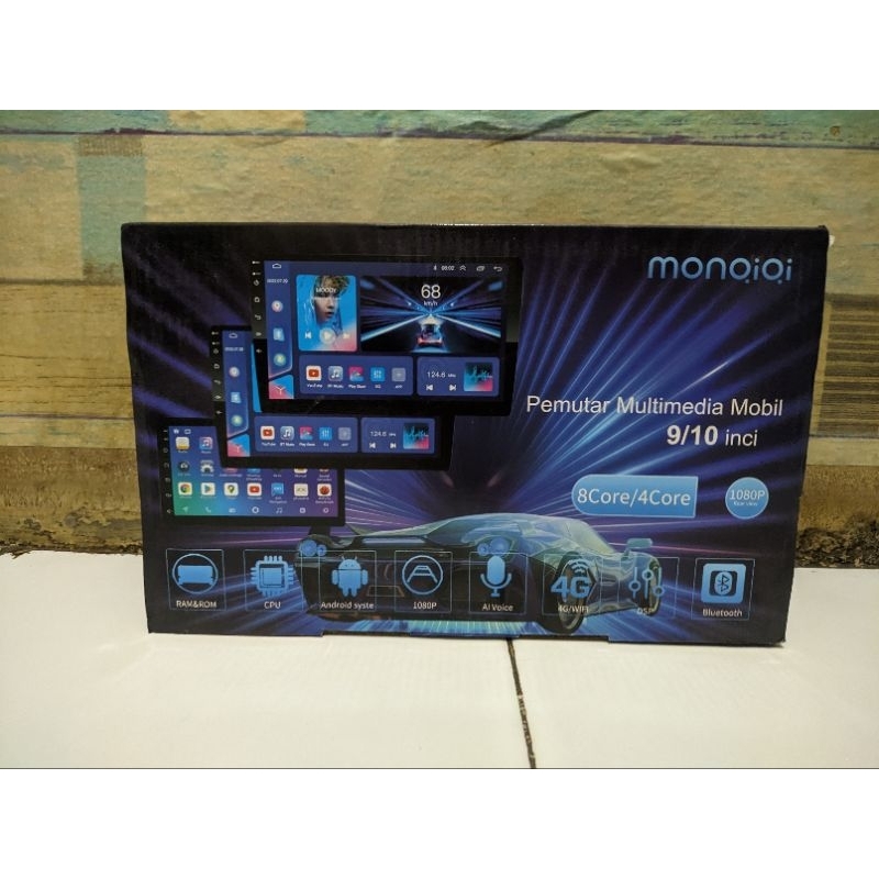 Head unit 9 inch Android 4/32gb (baru)