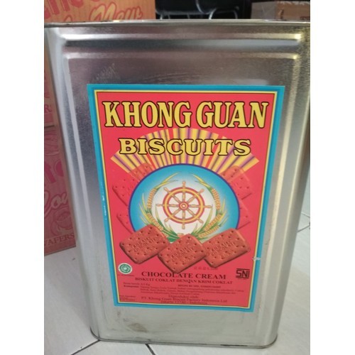 

Khong Guan Rasa Chocolate Cream 6,5 Kg / Biskuit kaleng besar / Halal