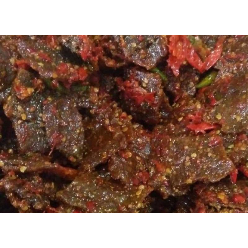 

Dendeng babi balado pedas 200 gram