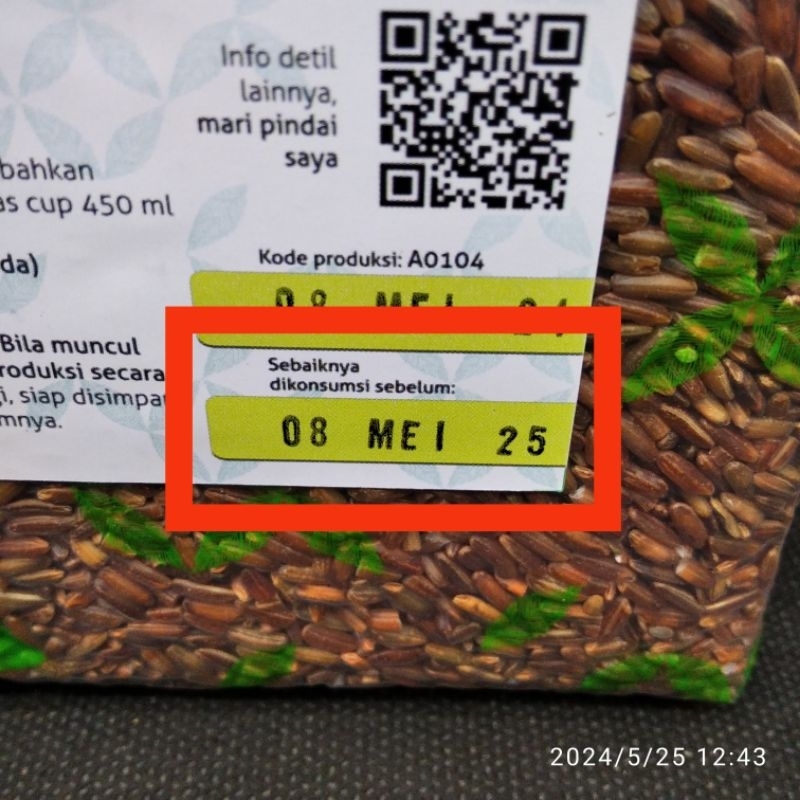 

Beras Merah Organik 1kg, Vaccum | Lingkar Organik
