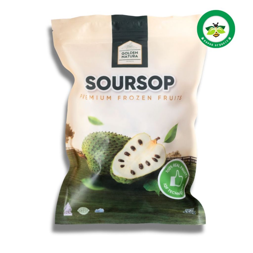 

Soursop Premium Frozen Fruits | GOLDEN NATURA Sirsak Beku