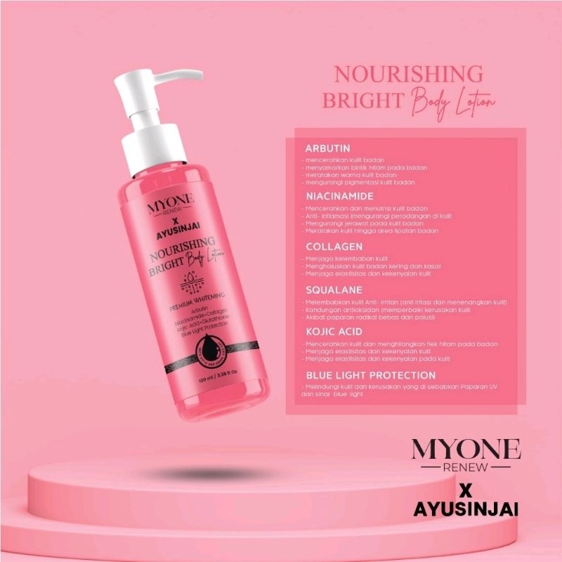MYONE Parfum Whitening Body Lotion MYONE BODY LOTION MYONE LOTION