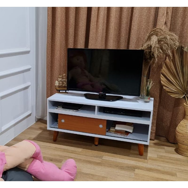 RAK TV 100 CM RAK TV MINIMALIS MEJA TV TERBARU BUFET TV MODERN RAK TV RETRO AVR 148